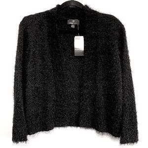 Ronni Nicole Eyelash Open Front Cardigan